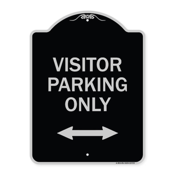 Visitor Parking Visitor Parking Heavy-Gauge Aluminum Architectural Sign, 24" x 18", BS-1824-22725
